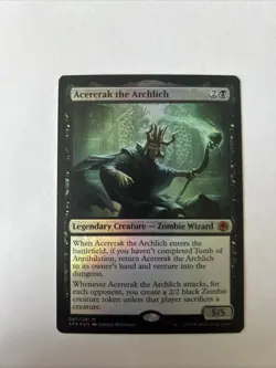 Acererak the Archlich Adventures MTG Forgotten Realms Foil NM - Image 1