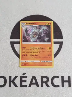 Pokemon Karte Machomei 65 /145 Holo Sonne & Mond Stunde der Wachter Set Deutsch - Image 2