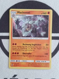 Pokemon Karte Machomei 65 /145 Holo Sonne & Mond Stunde der Wachter Set Deutsch - Image 3