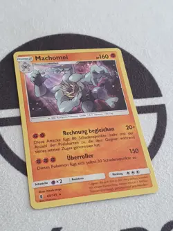 Pokemon Karte Machomei 65 /145 Holo Sonne & Mond Stunde der Wachter Set Deutsch - Image 4
