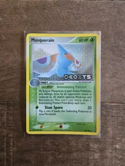 2005 Pokemon Masquerain Deoxys 39/107 Reverse Holo Stamped TCG Vintage - Image 1
