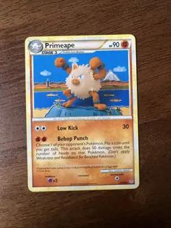 Primeape 22/95 RARE Unleashed Pokemon TCG - Image 1