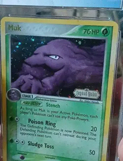 CGC 9 Muk Reverse Holo 11/92 EX Legend Maker 2006 Pokemon TCG English - Image 5