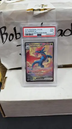 2025 SALAMENCE EX SIR ILLUSTRATION RARE JOURNEY TOGETHER POKEMON PSA 9 #187 - Image 1