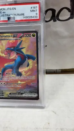 2025 SALAMENCE EX SIR ILLUSTRATION RARE JOURNEY TOGETHER POKEMON PSA 9 #187 - Image 2