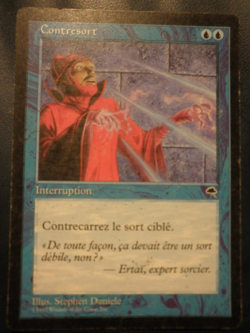 mtg magic counterspell tempest FRENCH vf fr contresort tempete tempete played - Image 1