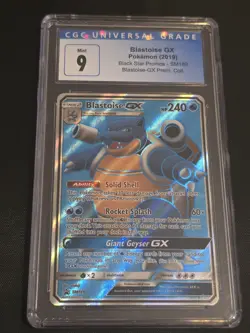 2019 Pokemon Black Star Promo Blastoise GX Full Art CGC 9 - Image 1
