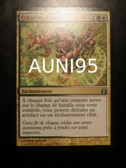mtg magic aura shards commander FRENCH vf fr echardes d'aura - Image 1