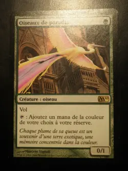 mtg magic 2010 m10 Birds of Paradise FRENCH vf fr Oiseaux de paradis - Image 1