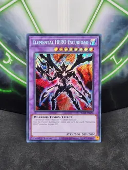 Yugioh Elemental HERO Escuridao BLAR-EN056 Secret Rare 1st Ed NM - Image 1