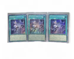 Yugioh! 3x Verre Magic - Lacrima of Light BLMM-EN046 Secret Rare 1st Ed NM - Image 1