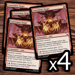 4x Convenient Target - NM - Karlov Manor - Magic the Gathering - Image 1