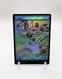 Island Basic Land Foil MTG Lord Of The Rings - Tales Of Middle Earth 275 - Image 1