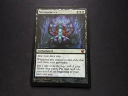 Necropotence FOIL LP [From the Vault: Exiled] Mtg Magic Free Tracking! - Image 1