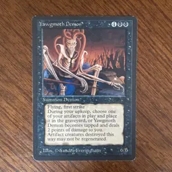 MTG Magic the Gathering - Antquities - Yawgmoth Demon - Image 1