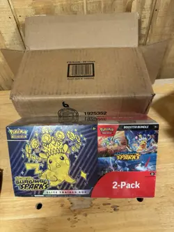 Pokemon Surging Sparks Elite Trainer Box/Booster Bundle Costco 2-Pack - Lot of 2 - Image 2
