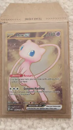 Mew ex 205/165 MEW EN-151 Metal Ultra Premium Collection Promo Pokemon Card - Image 1