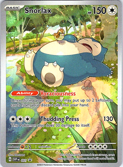 Snorlax - 051 Promo Holofoil SV: Scarlet & Violet Promo Cards NM - Image 1