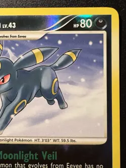 Umbreon 32/100 D&P Majestic Dawn Pokemon Card Reverse Holo Foil Rare MP - Image 4