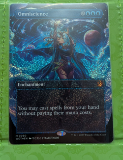 MTG English Omniscience (Anime Borderless) (Confetti Foil) NM Foil - Image 1