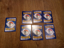 Lot of 7 Pokemon Cards Older Cards non Holo Rare and WOTC included - Image 2