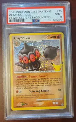 PSA 9 MINT POKEMON CELEBRATIONS CLASSIC COLLECTION #15 CLAYDOL - Image 1