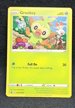 Grookey SWSH070 SWSH: Sword & Shield Promo Cards Holo - Image 1