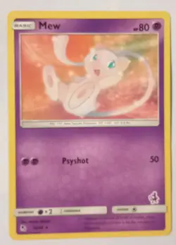 POKEMON MEW CARD 32/68 IN GOOD CONDITION 2018 - Image 1