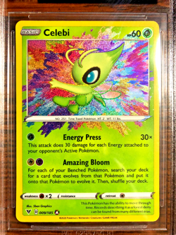 Celebi Amazing Rare Holo #009|BGS MINT 9|2020 SWSH Vivid Voltage|Pokemon TCG - Image 2