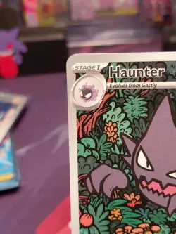 Pokemon TCG Haunter 027 Me: Mega Evolution Black Star Promo Holo Light Spot - Image 2