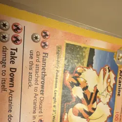 Wizards Pokemon TCG Arcanine 23/102 (1 shadowless), Growlithe 42/102 EN lot DMG - Image 3