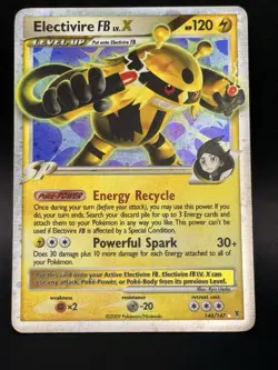 Pokemon 2009 Electivire LvX 144/147 Supreme Victors Holo Rare - Image 1