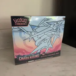 Pokemon Chaos Rising Pokemon Center ETB Elite Trainer Box IN HAND - Image 1