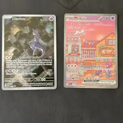 Pokemon 151 UPC Promos Mew ex 053 Mewtwo 052 Lot - Image 1