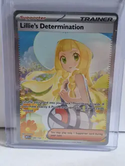 Pokemon Lillie's Determination 184/132: Mega Evolution Holo Special Rare - Image 1