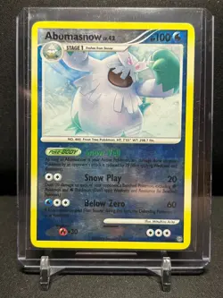 Abomasnow 12/100 Reverse Holo Rare Pokemon 2008 Stormfront MP - Image 1