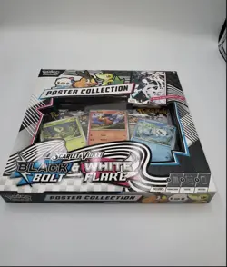 Pokemon Scarlet & Violet Black Bolt White Flare Promo Foil Poster Collection Box - Image 1
