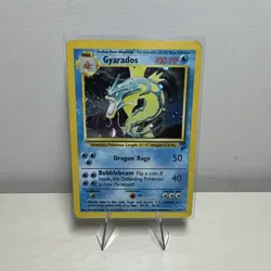 Gyarados 7/130 Base Set 2 Holo Rare Pokemon TCG English - Image 1