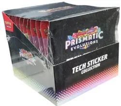 Pokemon Prismatic Evolutions Tech Sticker Collection Sealed Case - Image 4