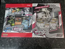 Sams Club Pokemon White Flare Binder Collection and Poster Collection - Image 1