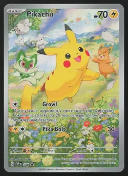 Pikachu 088 Holo Promo Scarlet & Violet Promo Pokemon English NM - Image 1