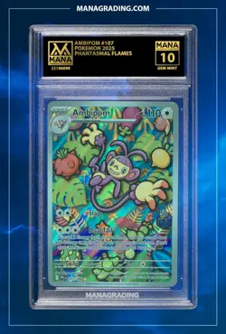 Pokemon AMBIPOM #107 PHANTASMAL FLAMES MANA 10 PSA STACKABLE - Image 1