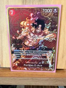 Bandai One Piece CCG Portgas.D.Ace OP02-013 SR Foil 7000 Power 7 Cost ENG - Image 2