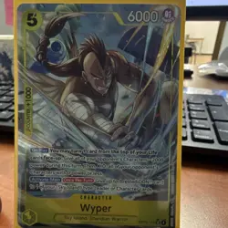 Wyper OP15-114 SR Counter +1000 6000 Power 5 Cost One Piece CCG EN Bandai - Image 1