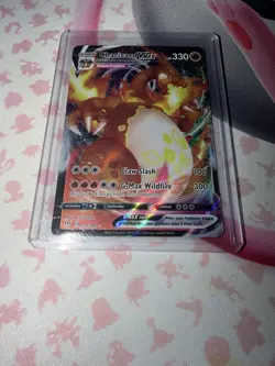 Pokemon Charizard VMax Darkness Ablaze Holo Rare Card English - Image 1