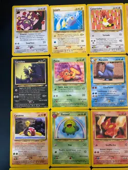 CARTE POKEMON NEO REVELATION FR SET COMPLET DE TOUTES LES COMMUNES - BE/TBE - Image 2
