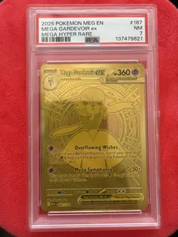 2025 Pokemon Meg Gardevoir Ex Special Illustration Rare 187/132 PSA 7 NM Card - Image 1