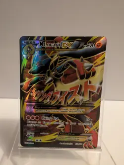Pokemon TCG M Lucario EX 55a/111 Furious Fists Holo Full Art Ultra Rare Card - Image 1