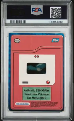 2000 Topps Pokemon Movie 2000 Authentic Film Frame Card 35mm PSA 2 Articuno - Image 2
