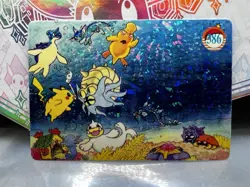 Pokemon Pocket Monsters Vending Prism Sticker #386 Sea World - Image 1